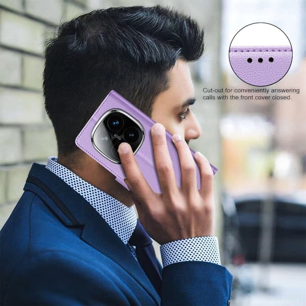 Xiaomi Redmi Note 14 Pro/Pro Plus 5G Fodral RFID Läder