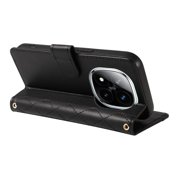 Xiaomi Redmi Note 14 Pro/Pro Plus 5G Fodral Rhombus Läder