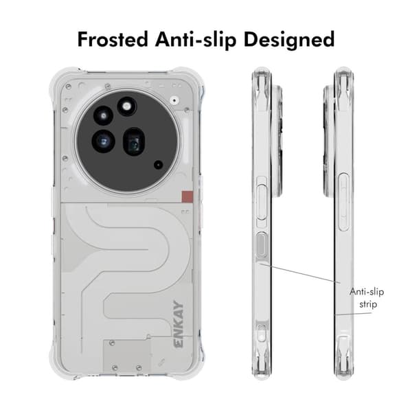 ENKAY Nothing Phone 3a Pro Skal Shockproof Transparent
