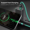 Miniatyrbild 5 av 6: ENKAY 1 m 3in1 USB-C / Lightning / MicroUSB 360° Magnetkabel