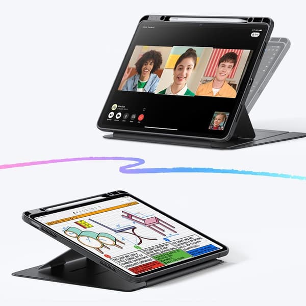 ESR iPad Air 13 2025 / 2024 Fodral Flip Hybrid Svart