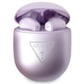 Miniatyrbild 1 av 2: Guess True Wireless Hörlurar Triangle Logo Metallic Lila