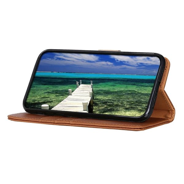 KHAZNEH Google Pixel 9a Fodral Läder Brun