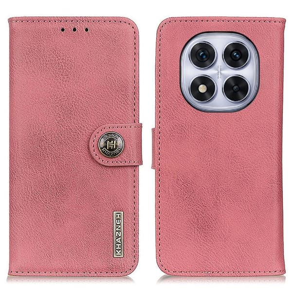 KHAZNEH Redmi Note 14 Pro/Pro Plus 5G Fodral Läder Rosa