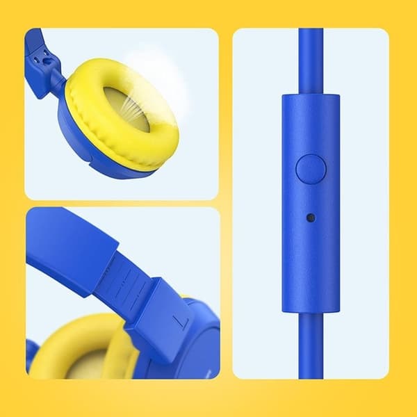 Joyroom Over Ear Barnhörlurar - Blå