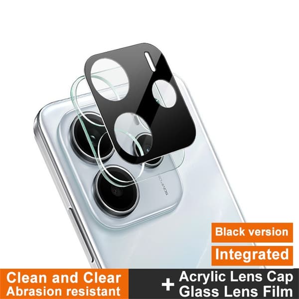 IMAK Redmi Note 14 5G Linsskydd Härdat Glas Svart