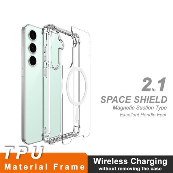 IMAK Samsung Galaxy S25 Plus Skal MagSafe Transparent