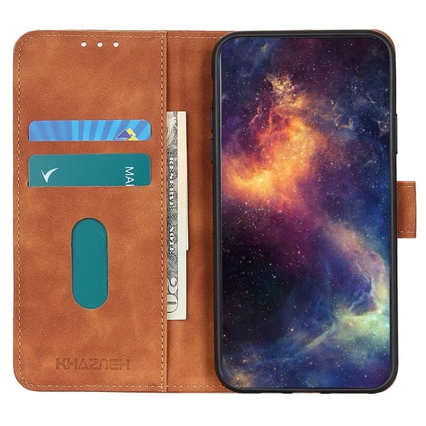 KHAZNEH Redmi Note 14 Pro/Pro Plus 5G Fodral Retro Läder