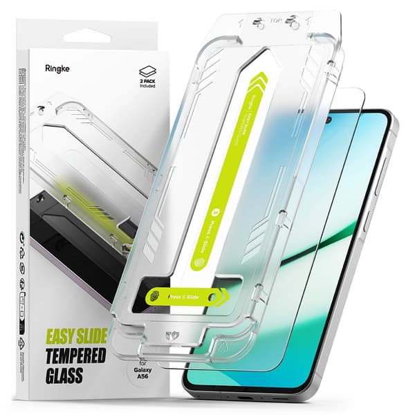 Ringke Galaxy A56 5G 2-PACK Skärmskydd Easy Slide