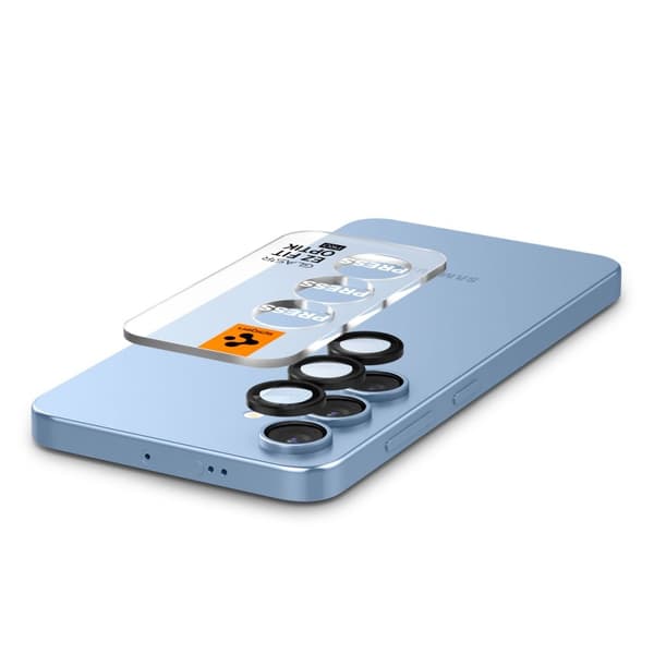 Spigen Galaxy S25 2-PACK Linsskydd Optik GLAS.tR "Ez Fit"