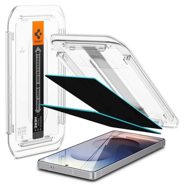 Spigen Galaxy S25 Ultra 2-PACK Skärmskydd GLAS.tR "Ez Fit"