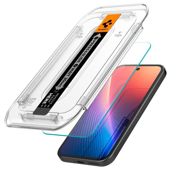 Spigen Google Pixel 9a 2-PACK Skärmskydd GLAS.tR "Ez Fit"