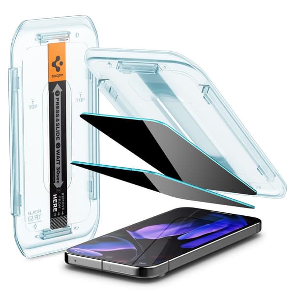 Spigen Google Pixel 9/9 Pro 2-PACK Skärmskydd GLAS.tR "Ez Fit"