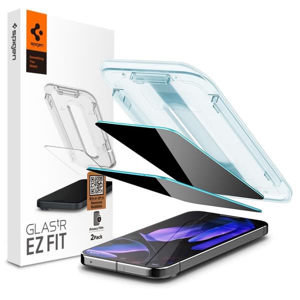 Spigen Google Pixel 9/9 Pro 2-PACK Skärmskydd GLAS.tR "Ez Fit"