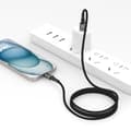 Miniatyrbild 5 av 6: Tech-Protect 2m 15W/2.4A Lightning Kabel UltraBoost Iron Grey