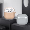 Miniatyrbild 3 av 6: Tech-Protect AirPods 4 Skal Silikon Hook Olive Green