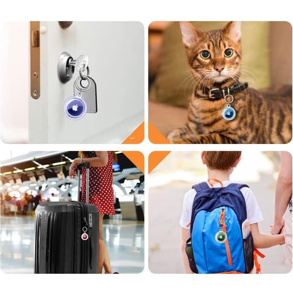 Tech-Protect Apple AirTag 4-PACK Hållare Icon Transparent