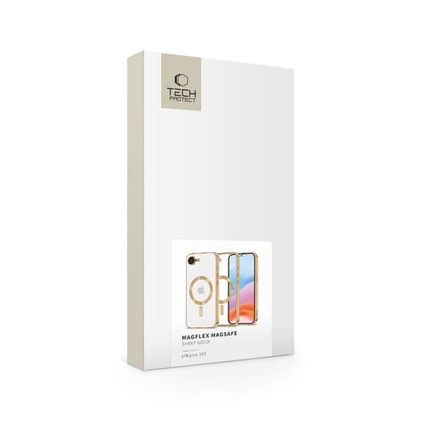 Tech-Protect iPhone 16e Skal MagSafe MagFlex Shiny Gold
