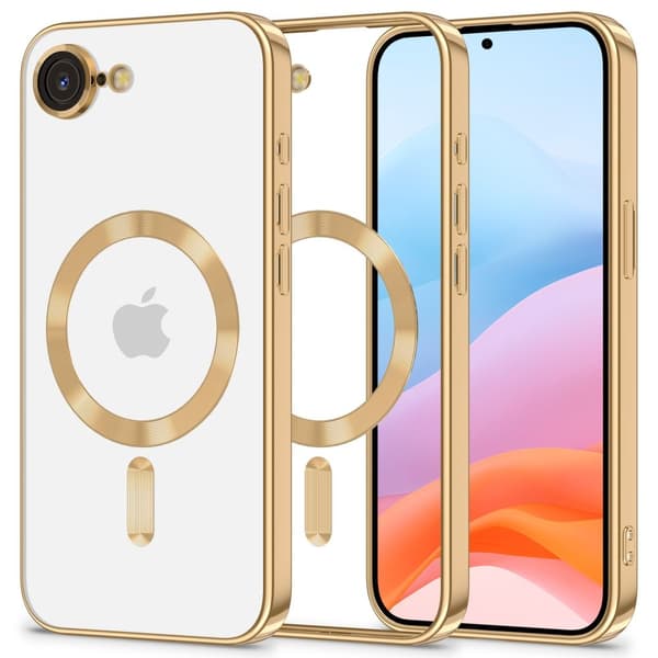 Tech-Protect iPhone 16e Skal MagSafe MagFlex Shiny Gold