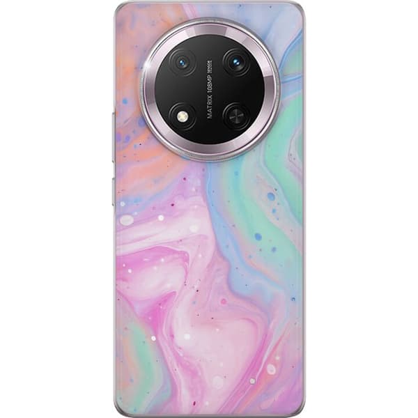 Honor Magic7 Lite Läpinäkyvä kuori Pastellimarmori