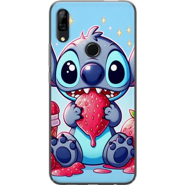 Huawei P Smart Z Gjennomsiktig deksel Strawberry Stitch