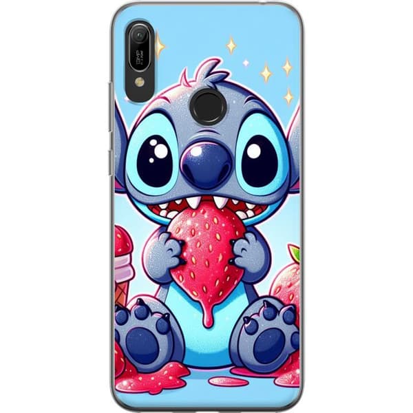 Huawei Y6 (2019) Läpinäkyvä kuori Strawberry Stitch