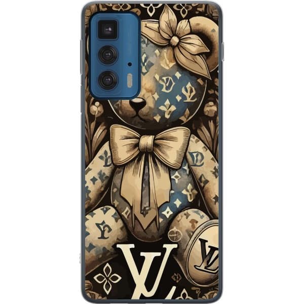 Motorola Edge 20 Pro Läpinäkyvä kuori Teddy Vuitton
