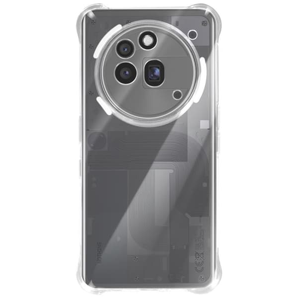 Skydd för Nothing Phone 3a Pro Stötavvisande Förstärkta hörn Transparent