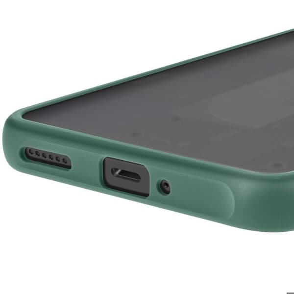 Antichock-skal för Nothing Phone 3a Pro med förstärkta hörn i grönt