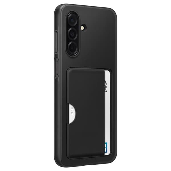 Coque för Samsung A26 Kortficka Silikon Soft touch Original Samsung Svart