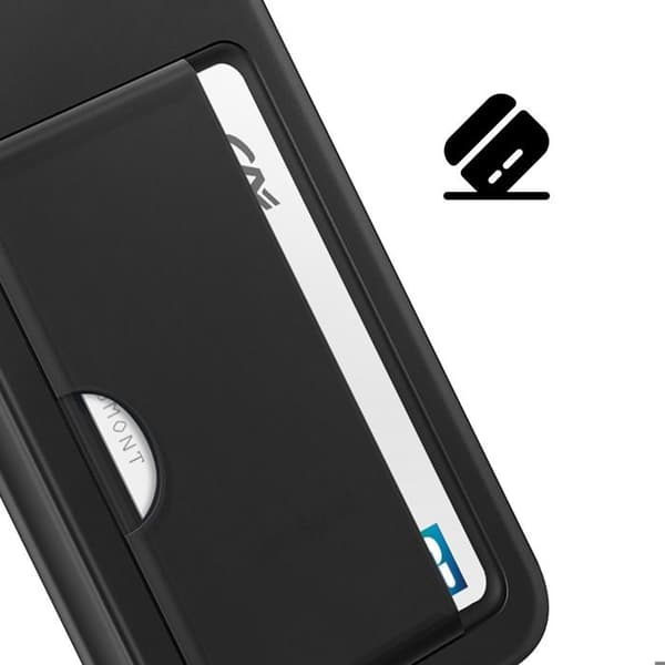 Coque för Samsung A36 Kortficka Silikon Soft touch Original Samsung Svart