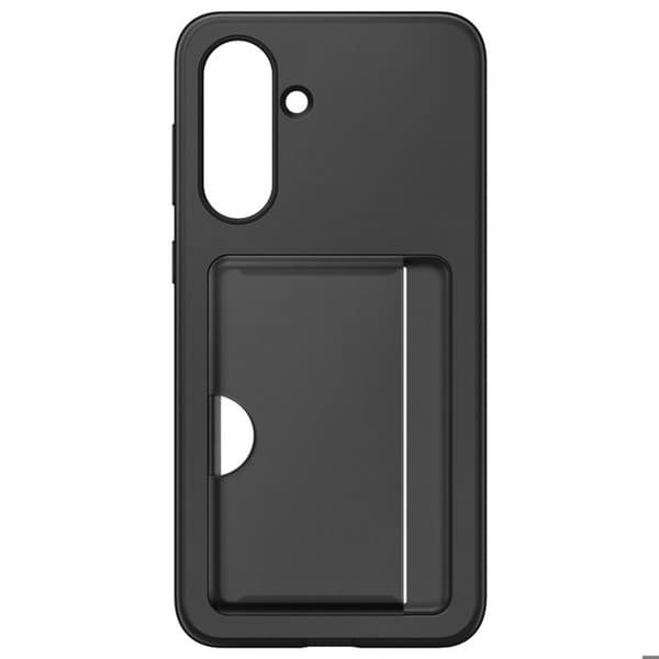 Coque för Samsung A36 Kortficka Silikon Soft touch Original Samsung Svart