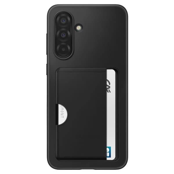 Coque för Samsung A36 Kortficka Silikon Soft touch Original Samsung Svart