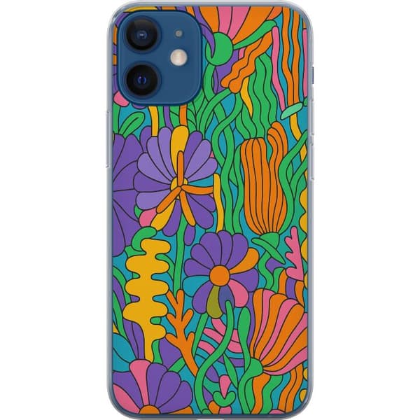 Apple iPhone 12 Genomskinligt Skal Color Pop