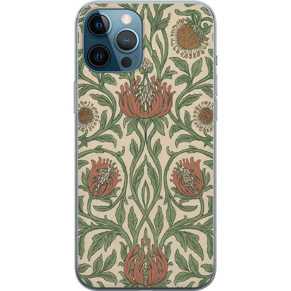Apple iPhone 12 Pro Max Gennemsigtig cover Blad Detaljer