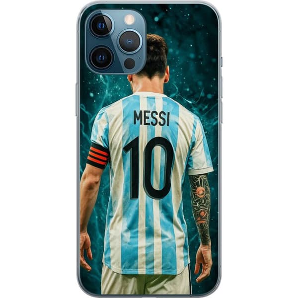 Apple iPhone 12 Pro Max Gjennomsiktig deksel Messi