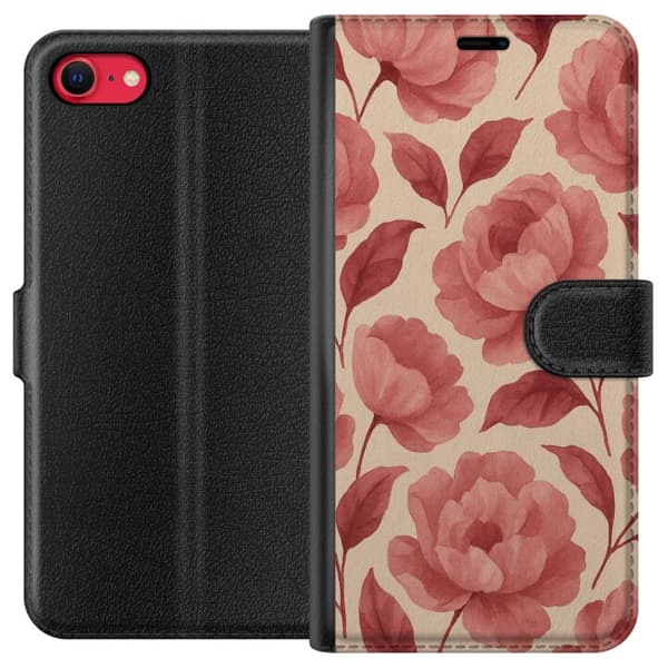 Apple iPhone SE (2020) Lommeboketui Rose Blomst