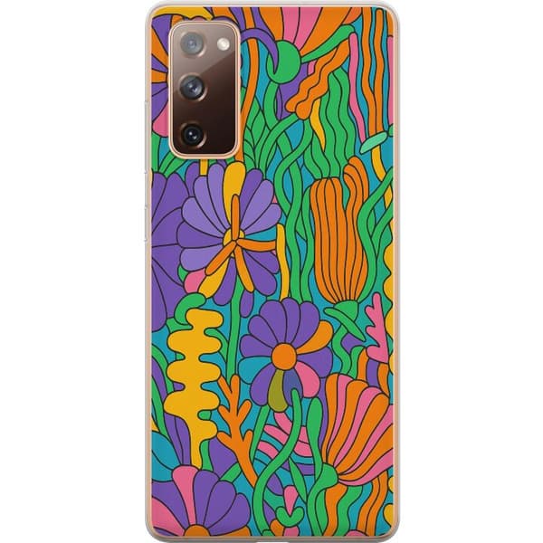 Samsung Galaxy S20 FE Läpinäkyvä kuori Värien räjähdys