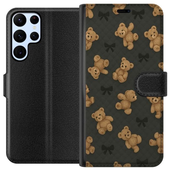 Samsung Galaxy S22 Ultra 5G Tegnebogsetui Teddy Knus