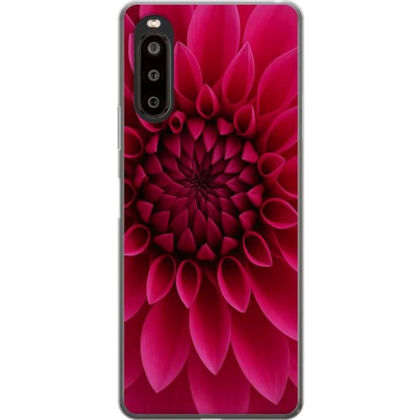 Sony Xperia 10 II Gennemsigtig cover Rosecore