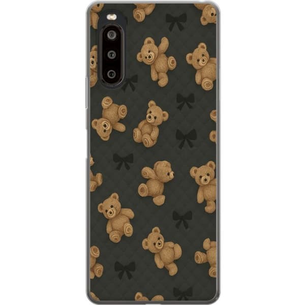 Sony Xperia 10 II Läpinäkyvä kuori Teddy Halauksia