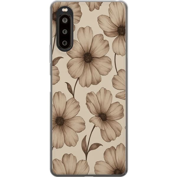 Sony Xperia 10 II Läpinäkyvä kuori Pastel Rush