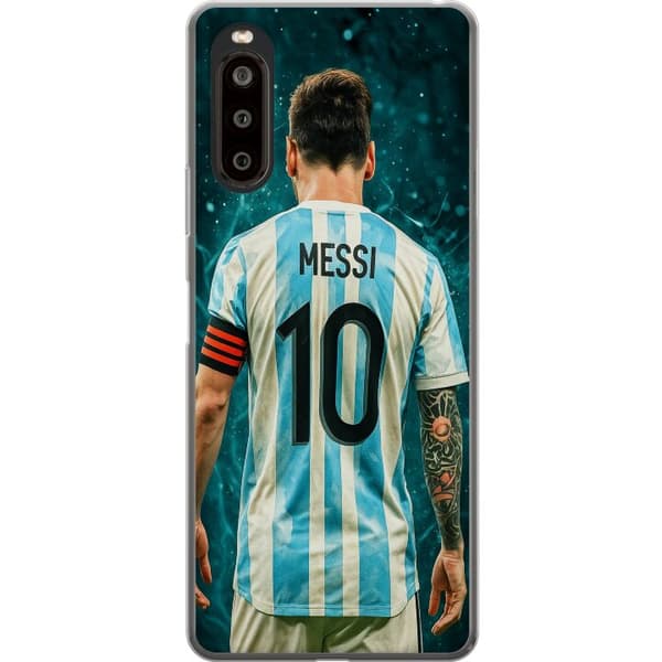 Sony Xperia 10 II Gennemsigtig cover Messi