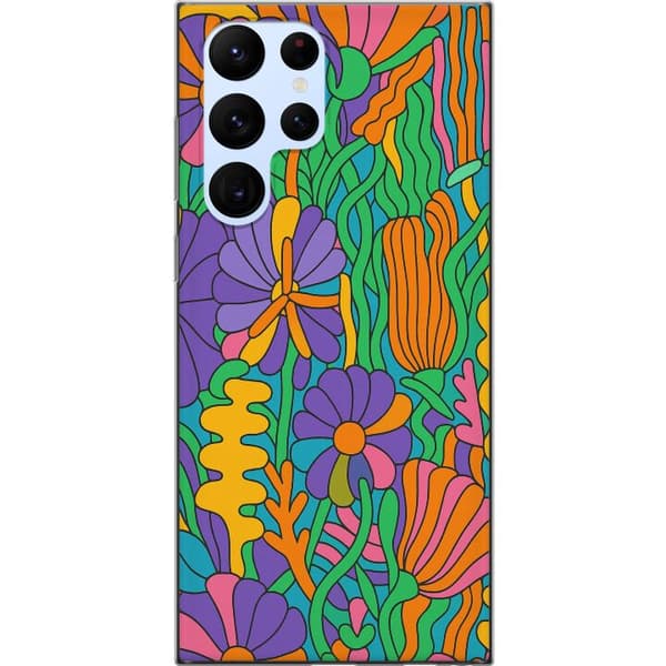 Samsung Galaxy S22 Ultra 5G Gennemsigtig cover Farveeksplosion