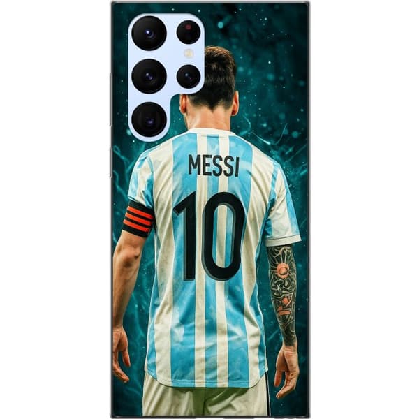 Samsung Galaxy S22 Ultra 5G Gennemsigtig cover Messi