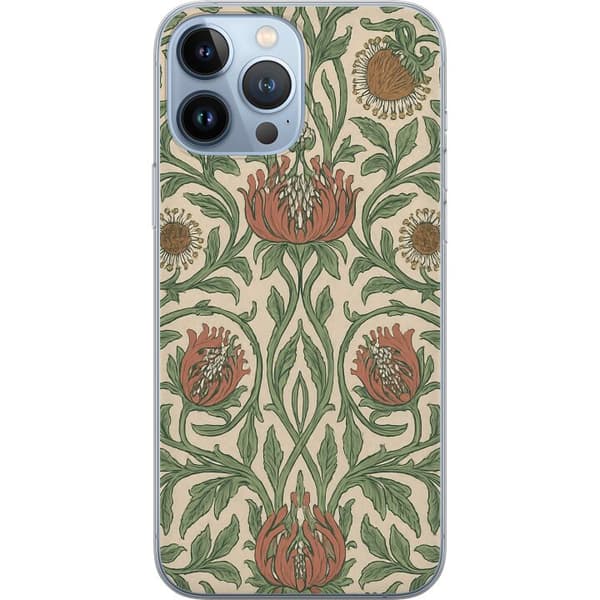 Apple iPhone 13 Pro Max Gennemsigtig cover Blad Detaljer