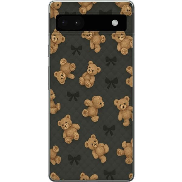 Google Pixel 6a Läpinäkyvä kuori Teddy Halauksia