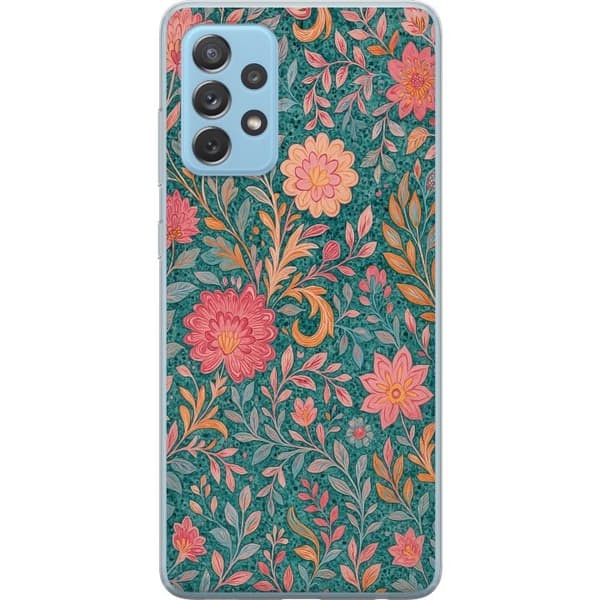 Samsung Galaxy A52 5G Genomskinligt Skal Floral Dream