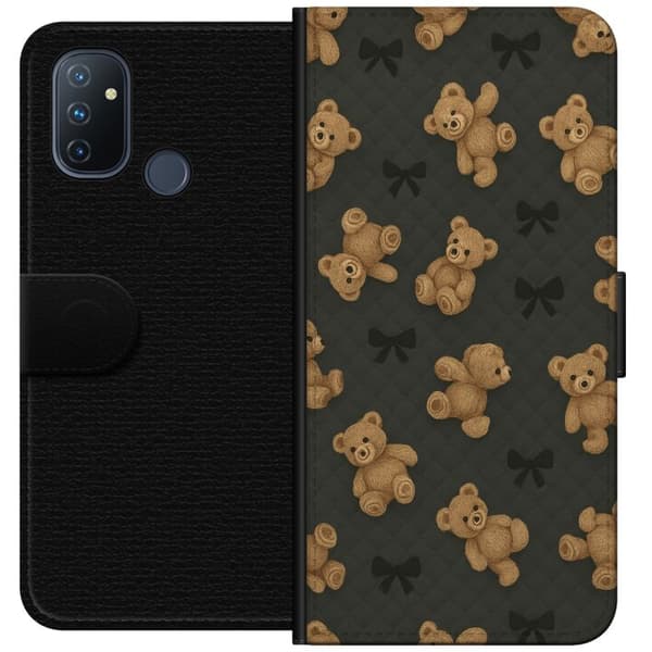 OnePlus Nord N100 Tegnebogsetui Teddy Knus