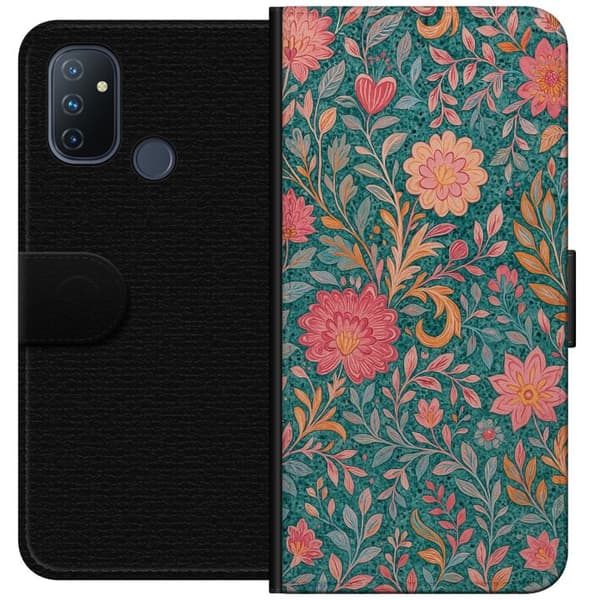 OnePlus Nord N100 Tegnebogsetui Floral Dream